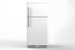 white refrigerator isolated on a white background