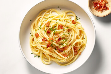 Wall Mural - Italian Simplicity: Iconic Aglio e Olio - Garlic and Oil Pasta Perfection