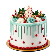 Poster - christmas cake isolated