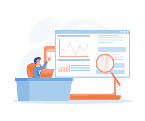 Poster - data driven business, data analytics, data-driven business, comprehensive strategy, reliable decisio