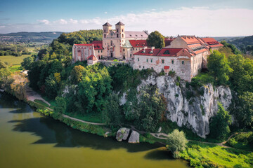 Wall Mural - Benedictine abbey in Tyniec by the Vistula River, Poland