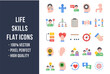 © SAMDesigning - Life Skills Flat Icons