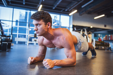 Wall Mural - Man at the gym