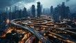 A Futuristic Urban Highway