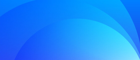 Blue gradient background with dynamic wave. Vector long banner for social media post, presentation	