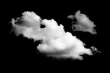 Fototapeta Niebo - Biała chmura na tle, dym