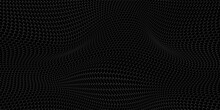Dark Grey Abstract Wide Horizontal Banner With Hexagon Carbon Fiber Grid And Orange Luminous Lines. Technology Vector Background With Orange Neon Lines