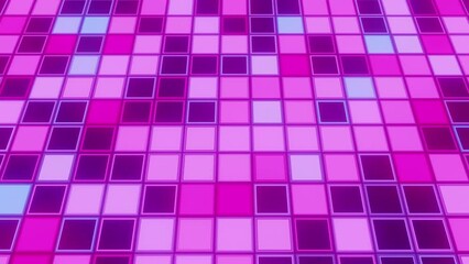 Wall Mural - Colorful Dance Floor Background Loop