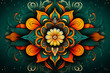 © ritfuse - Abstract pattern from folk art indian background
