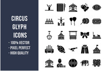Circus Glyph Icons