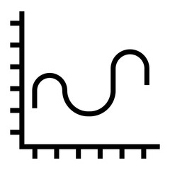 Poster - Curve vector icon