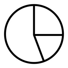 Poster - Chart Graph Pie vector icon