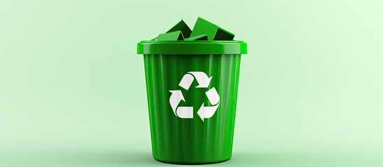 Poster - Recycling icon on white background
