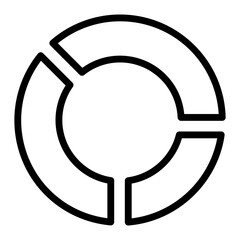 Poster - diagram Circulaire  vector icon