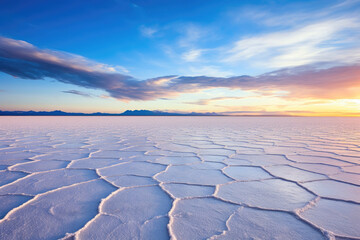 Wall Mural - World's Largest Salt Desert Awakens