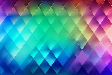 Wall Mural - A vibrant and geometric diamond patterned abstract background