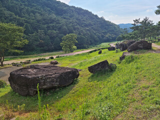 Canvas Print - 
This is a dolmen park in Hwasun, Jeolla-do, Korea.
