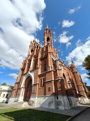 Wall Mural - Samara, church in town in Russia, old heritage architecture, 