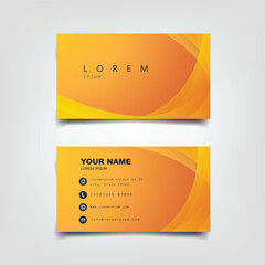 Sticker - abstract modern business card template design illustration
