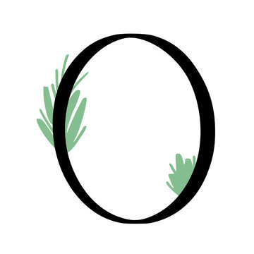 Plant Alphabet Letters Illustration