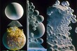 stratiform cumuliform stratocumuliform cumulonimbiform and cirriform in troposphere stratosphere and mesosphere motives of aerosol consisting of a visible mass of miniature liquid droplets frozen 