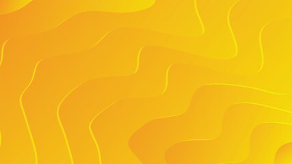 Orange and yellow abstract wave modern luxury texture background