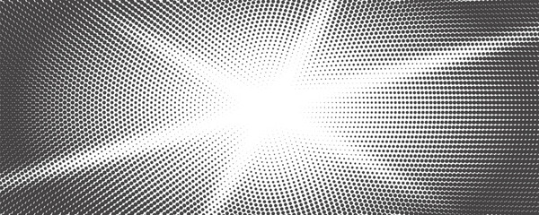 Poster - Sun rays halftone background. White and grey radial abstract comic pattern. Vector explosion abstract manga backdrop