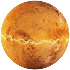 Wall Mural - the planet venus is entirely isolated on transparent