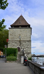 Sticker - Historical Tower in the Old Town of Konstanz, Baden - Württemberg