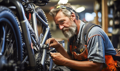 Behind Every Smooth Ride: The Unsung Bicycle Repairer.