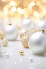 christmas ornaments ball background. merry christmas and a happy new year. holiday banner and poster