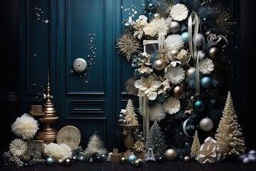 Decorate your Christmas and New Year's table with glitz and glamour, in rich jewel tones.