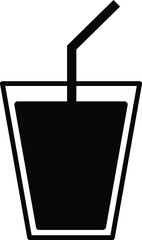 Poster - Drink icon vector isolated on white background 