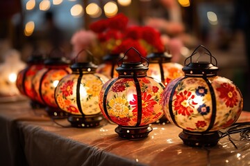 Wall Mural - Chinese lanterns