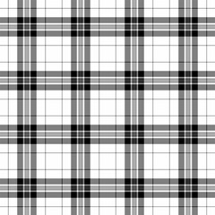 Wall Mural - Check seamless texture of pattern plaid fabric with a vector tartan textile background.