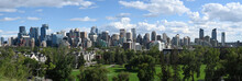 Panorama Calgary. Calgary Cityscape. Skyscrapers Of Calgary