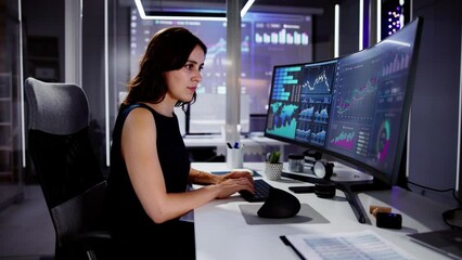 Aufkleber - KPI Business Analytics Data Dashboard