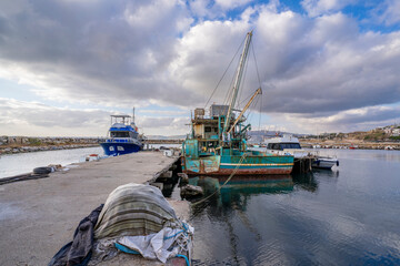 Wall Mural - Tatlisu Village harbour view in Turkey