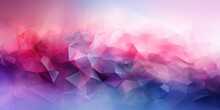 Light Purple Pink Abstract Background. Geometric Shapes. Triangles, Squares, Lines, Stripes. Gradient. Lilac Color