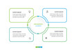 © Haris - Design template business infographic vector elementTimeline process with icons and with 4 step options or sections