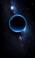 Wall Mural - Planet earth in space wallpaper background.