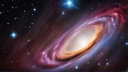 Wall Mural - Vibrant Cosmic Nebulae, Starfields, and Clouds as Space Wallpaper