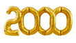 3D render of 2000 followers thank you Gold balloons, Thank you followers peoples,
