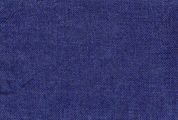 Canvas Print - dark blue fabric texture background