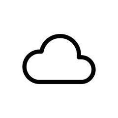 Wall Mural - Cloud icon , drive data storage icon , Cloud computing icon sign - clouds symbol for apps and website