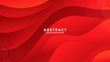 Abstract Gradient red orange liquid background. Modern background design. Dynamic Waves. Fluid shapes composition. Fit for website, banners, brochure, posters