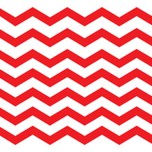 Red And White Chevron Pattern