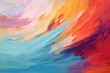 colorful abstract oil painting brush strokes on canvas, artistic images