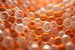 Close-up of yeast cells. Generative AI