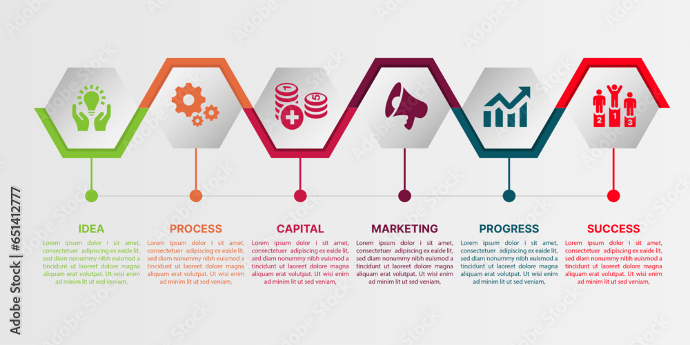 Line step infographic. 5 options workflow diagram, number infograph ...